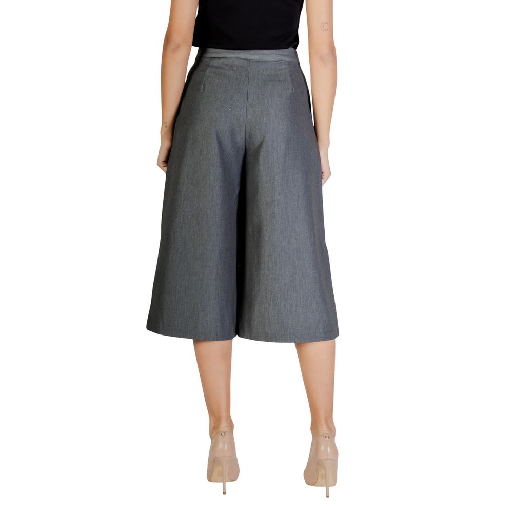 ICHI IHFILANO Gray Cropped Pants for Women - Stylish & Comfortable