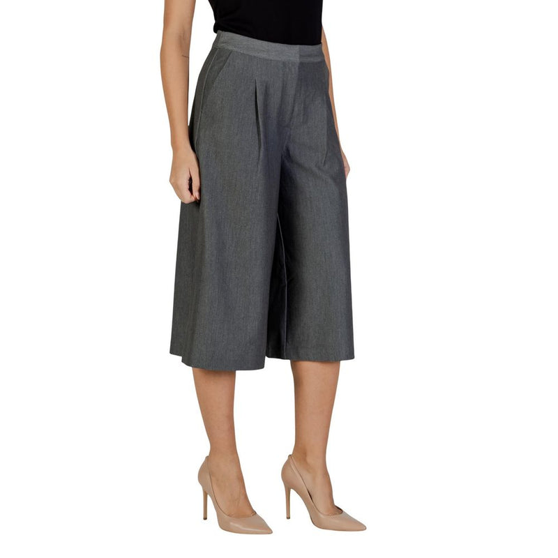 ICHI IHFILANO Gray Cropped Pants for Women - Stylish & Comfortable