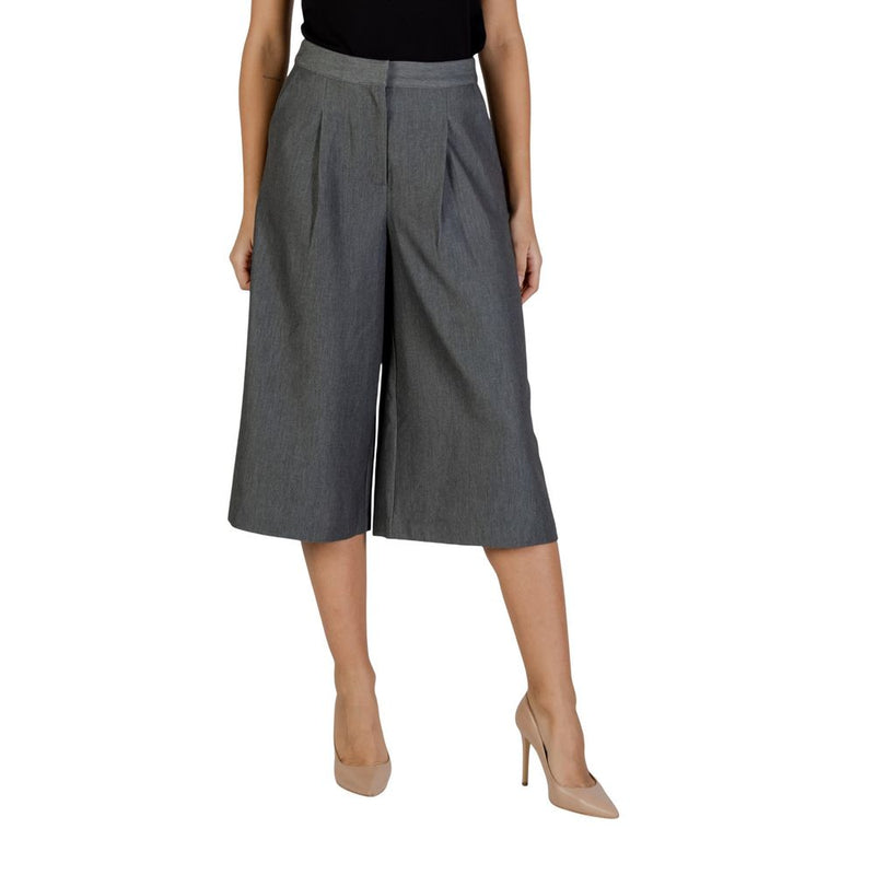ICHI IHFILANO Gray Cropped Pants for Women - Stylish & Comfortable
