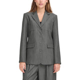 ICHI IHFILANO Gray Polyester Blazer for Women