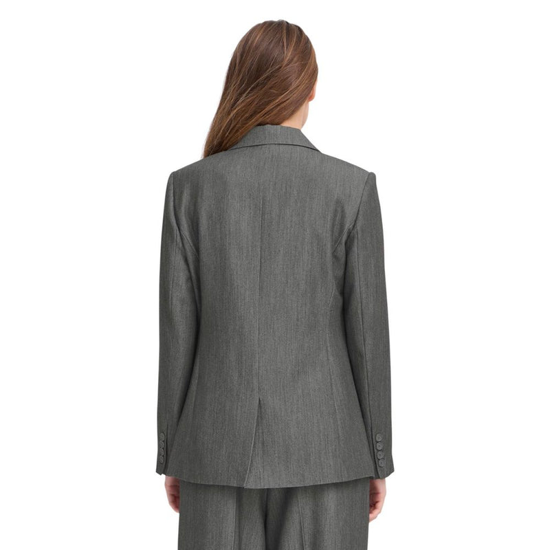 ICHI IHFILANO Gray Polyester Blazer for Women