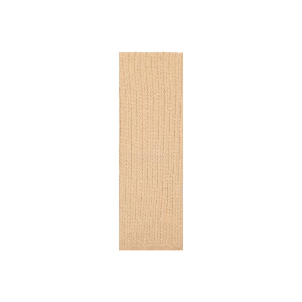 Only ASMIN Beige Cable Knit Scarf for Women