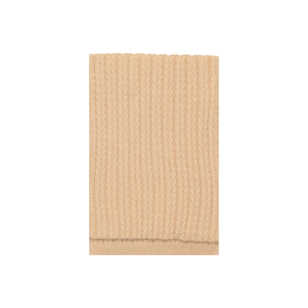Only ASMIN Beige Cable Knit Scarf for Women