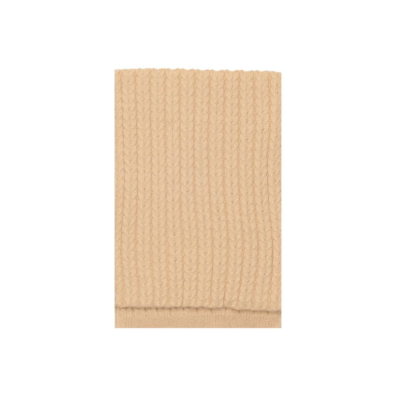 Only ASMIN Beige Cable Knit Scarf for Women