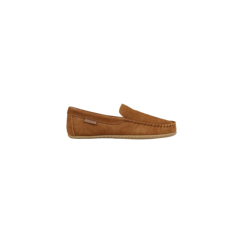 Ralph Lauren Collins Brown Suede Leather Slippers for Men