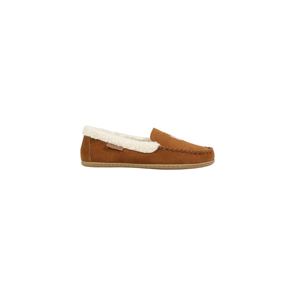 Ralph Lauren Brown Suede Leather Slippers for Women