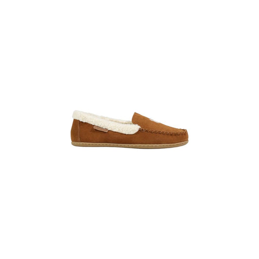 Ralph Lauren Brown Suede Leather Slippers for Women