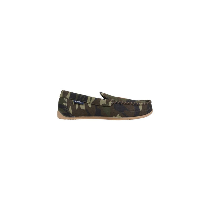 Ralph Lauren Declan Green Textile Slippers for Men