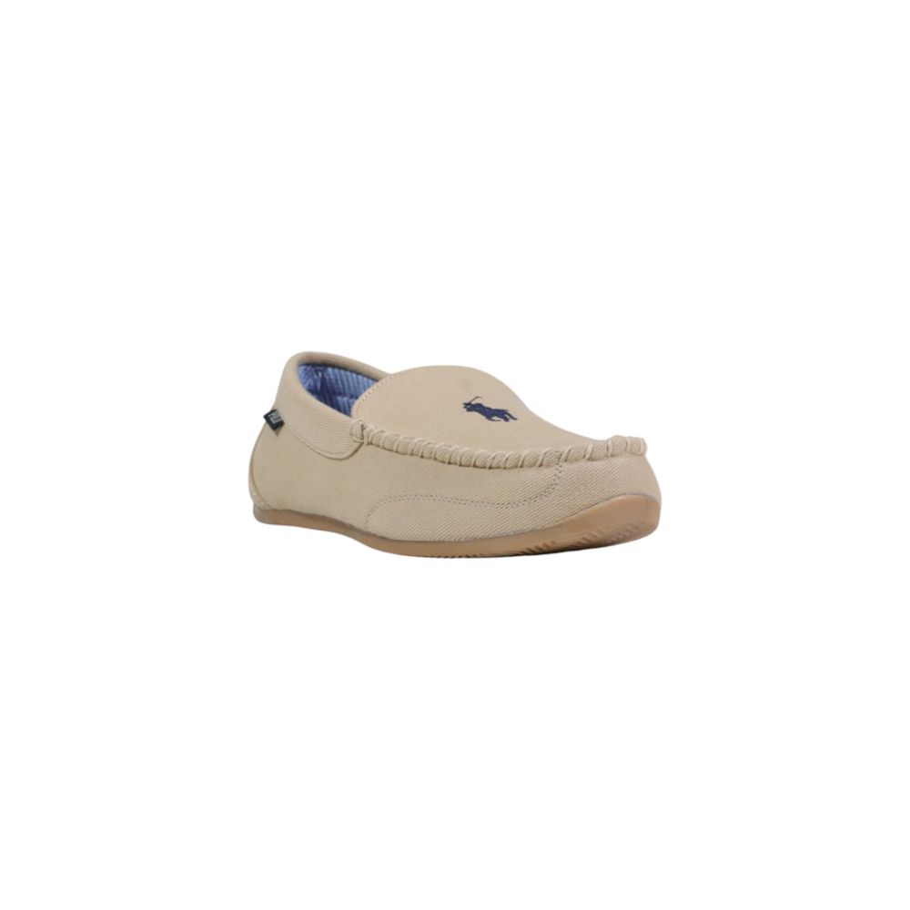 Ralph Lauren DECLAN Beige Textile Slippers for Men