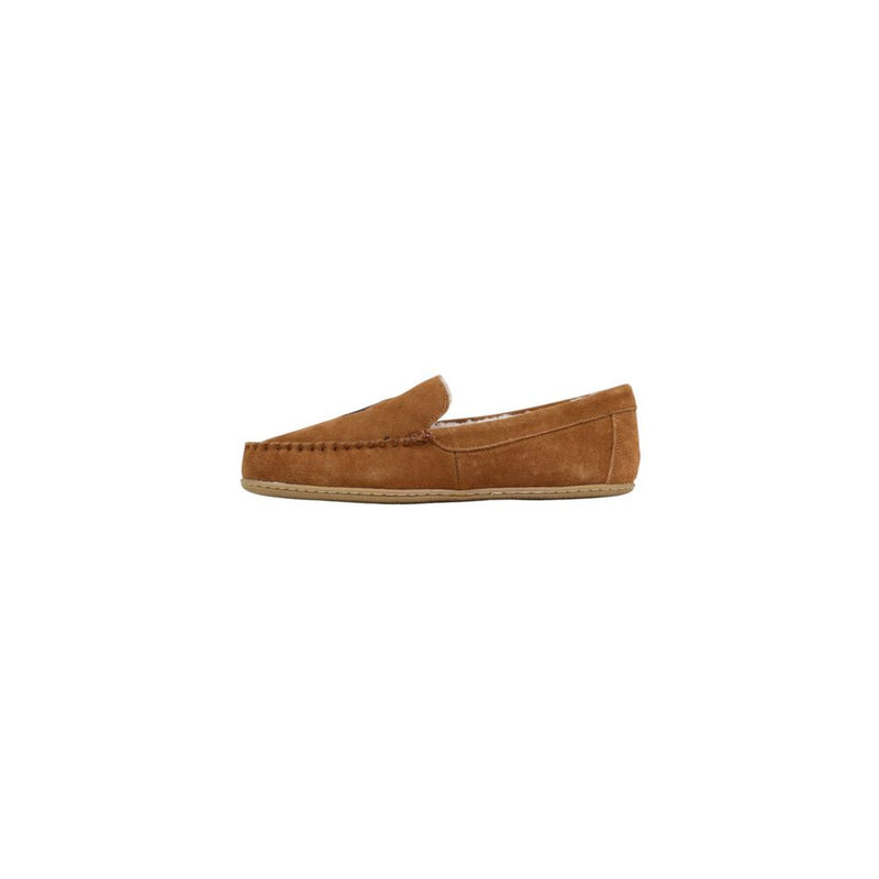 Ralph Lauren Collins Brown Suede Leather Slippers for Men