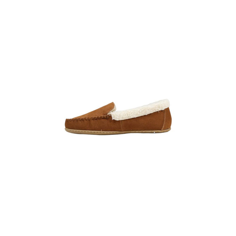 Ralph Lauren Brown Suede Leather Slippers for Women