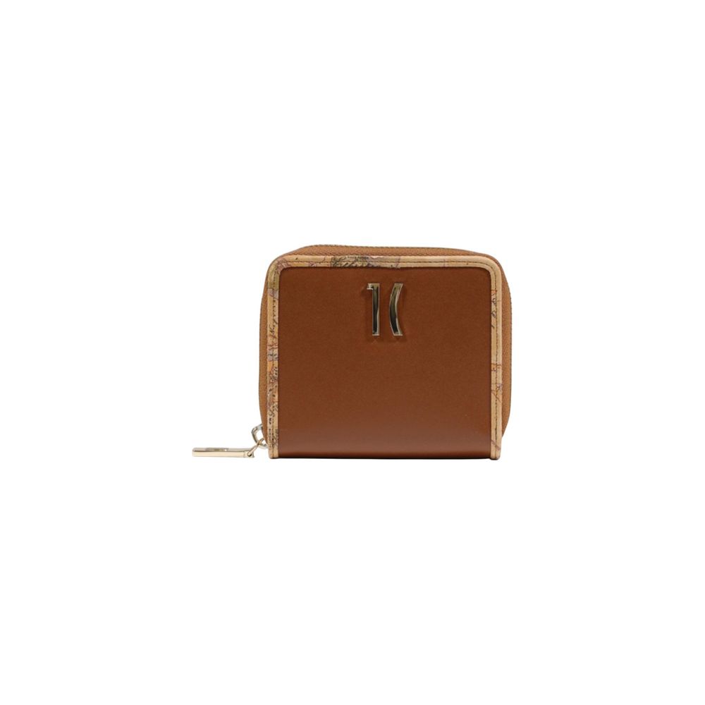 Alviero Martini Prima Classe Brown Leather Zip-Around Wallet