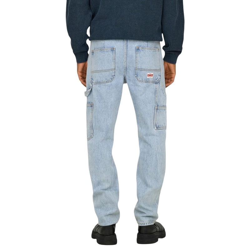 Only & Sons Blue Cotton Relaxed Fit Jeans for Men