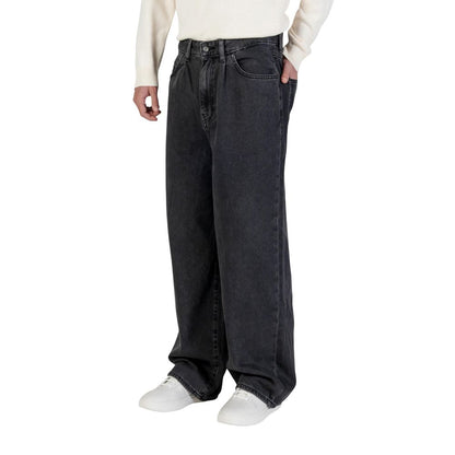 Only & Sons Zwarte Katoenen Relaxte Pasvorm Jeans