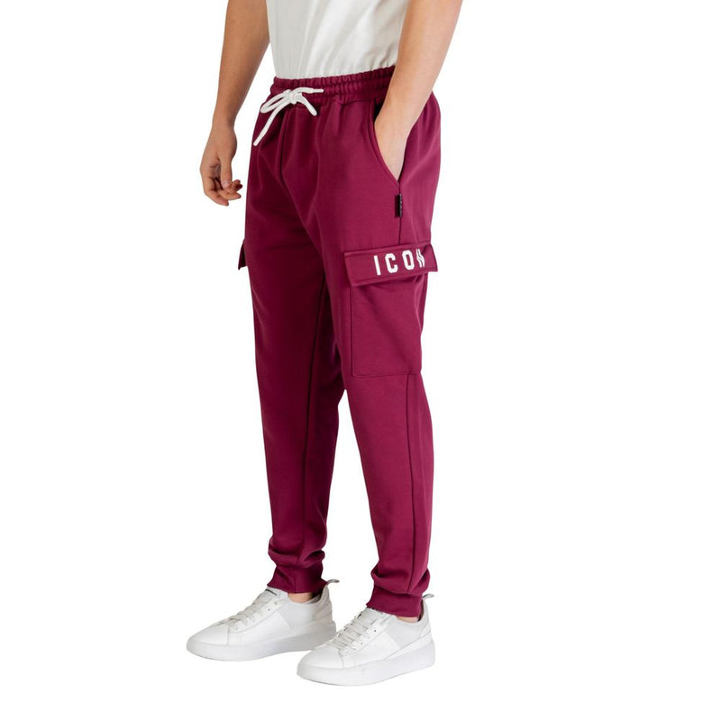 Icon Bordeaux Katoenen Joggingbroek (Trainingsbroek)