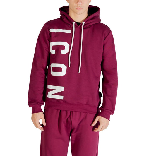 Icon Bordeaux Katoenen Hoodie