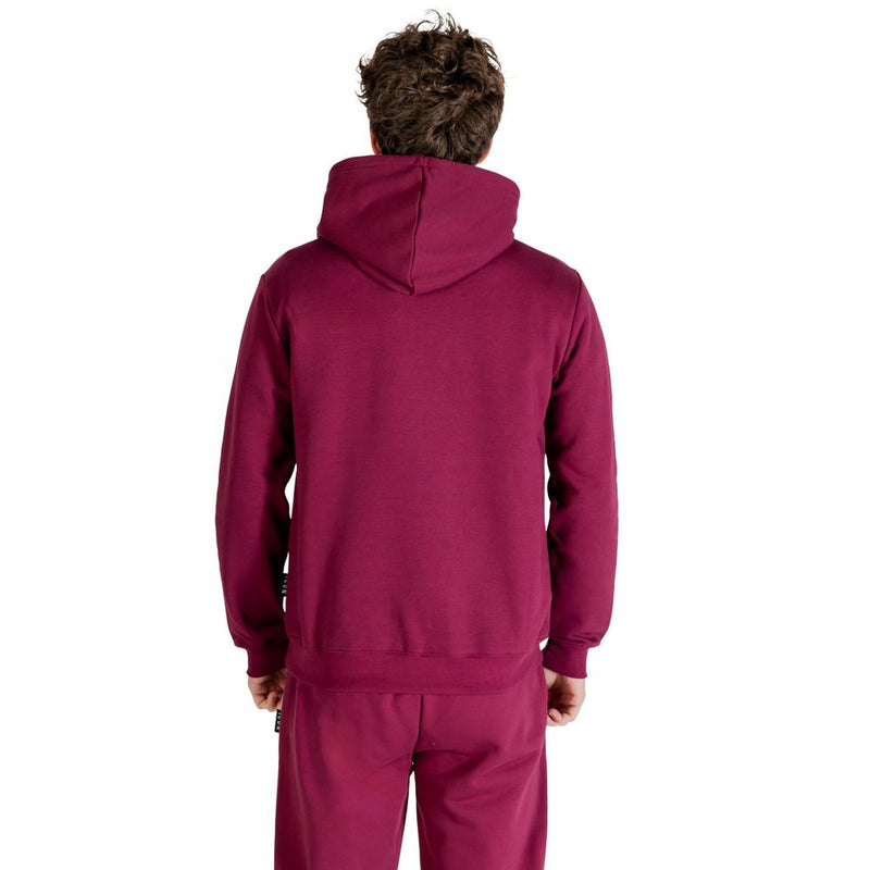 Icon Bordeaux Cotton Hoodie - Casual & Modern Style