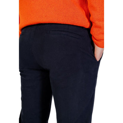 Borghese blauwe katoenen skinny broek