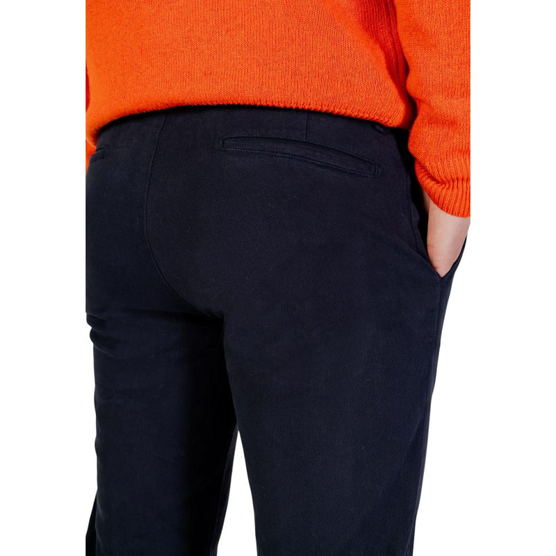 Borghese blauwe katoenen skinny broek