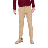 Borghese Beige Cotton Skinny Pants for Men - Model 5WPA01