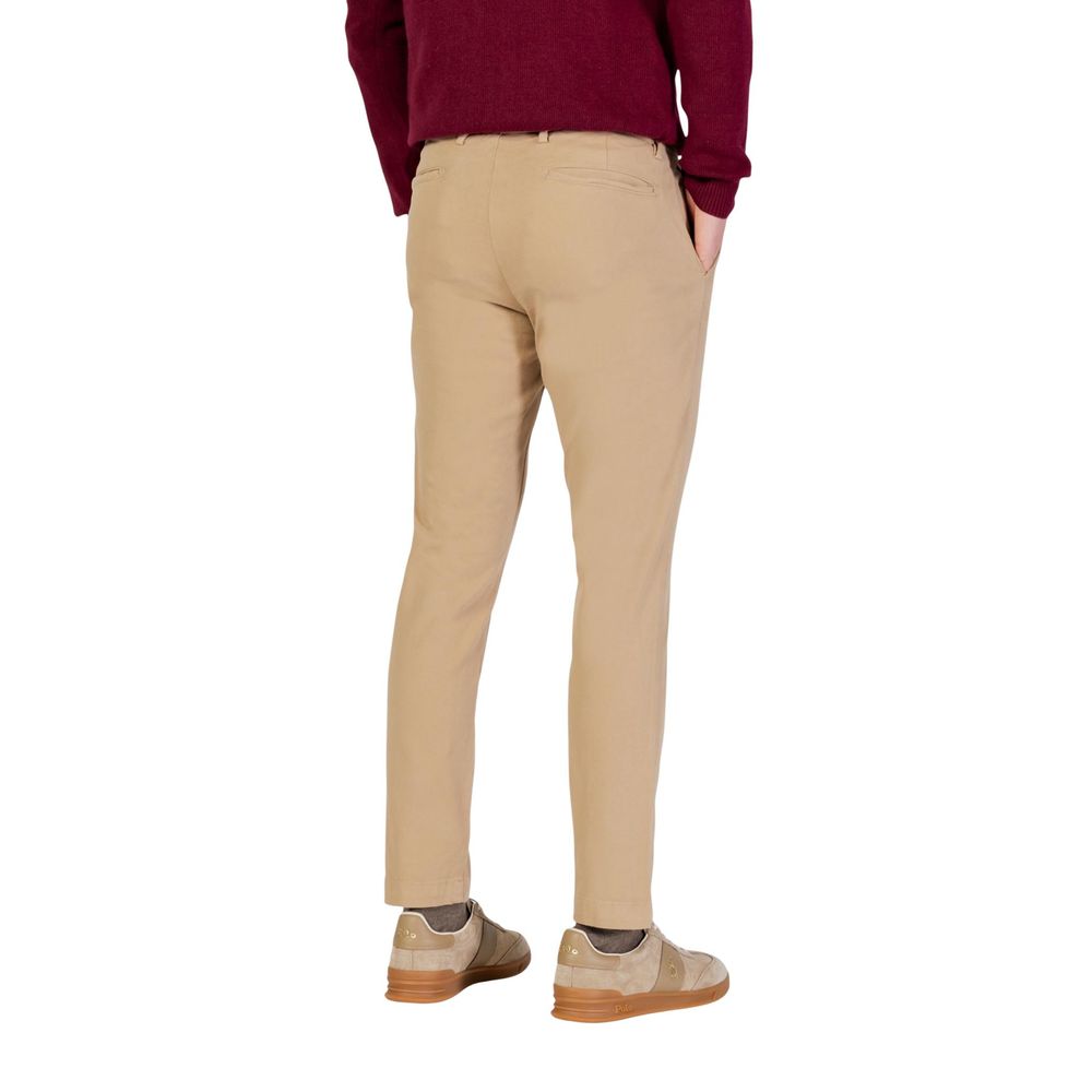 Borghese Beige Cotton Skinny Pants for Men - Model 5WPA01