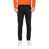 Borghese Gray Cotton Skinny Pants for Men