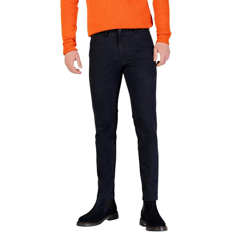 Borghese Blauwe Katoenen Skinny Broek