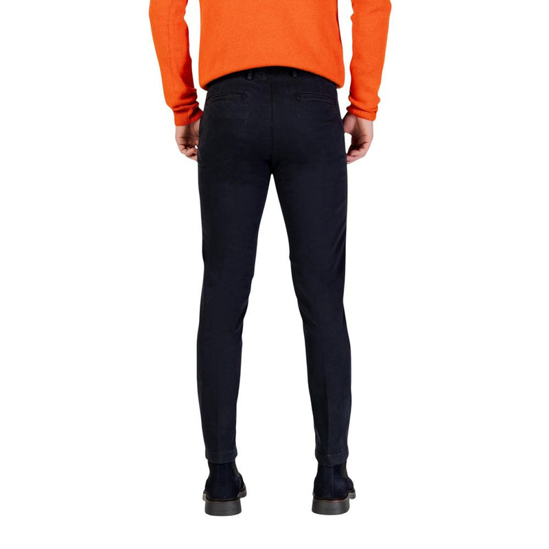 Borghese Blauwe Katoenen Skinny Broek