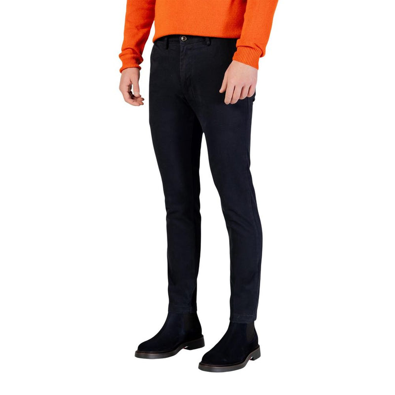 Borghese Blauwe Katoenen Skinny Broek