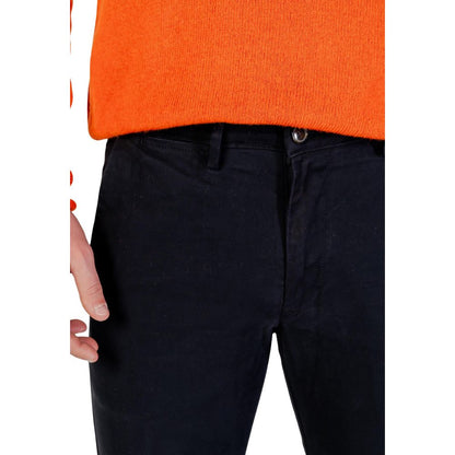 Borghese Blauwe Katoenen Skinny Broek