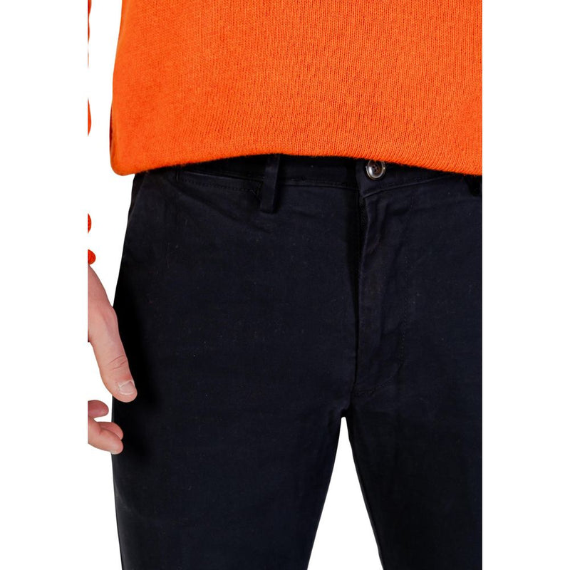 Borghese Blauwe Katoenen Skinny Broek