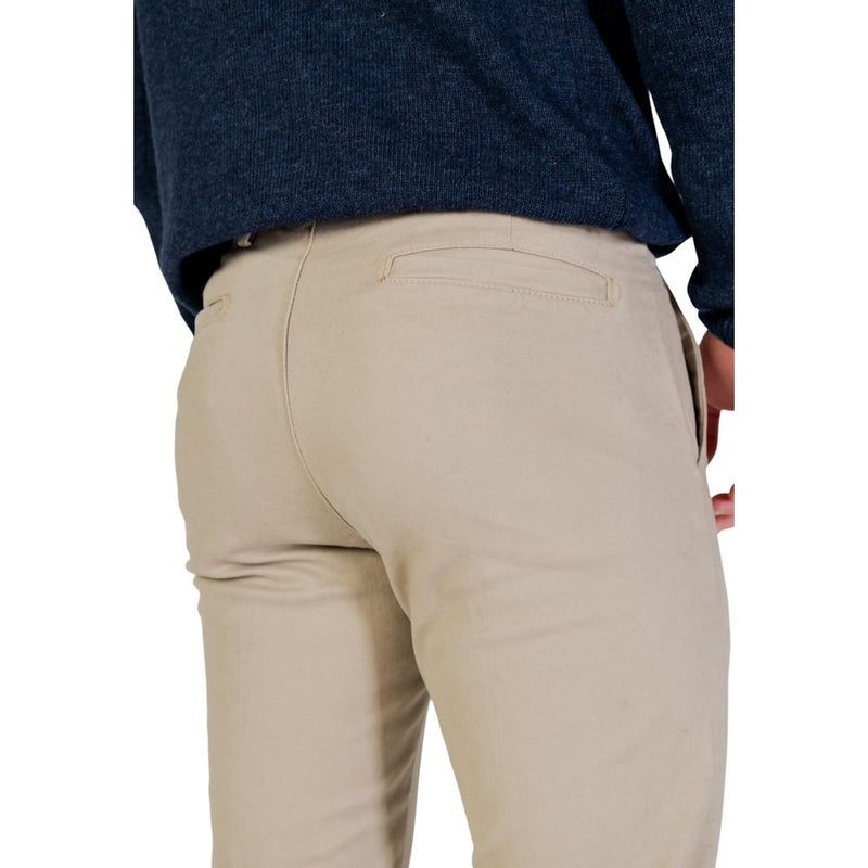 Borghese Beige Katoenen Skinny Broek