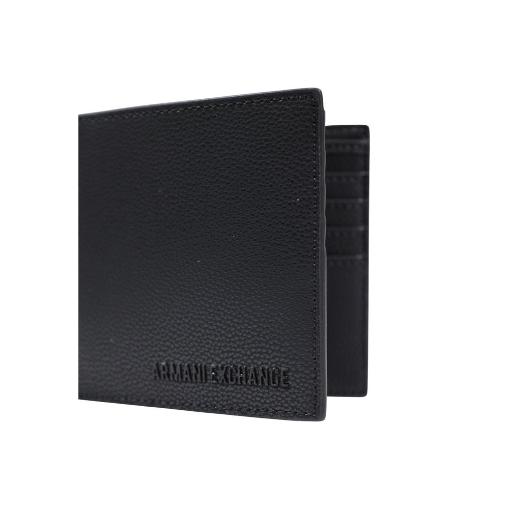 Portefeuille Armani Exchange en polyester noir