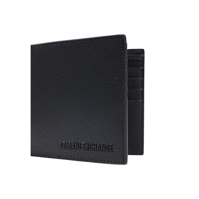 Portefeuille Armani Exchange en polyester noir