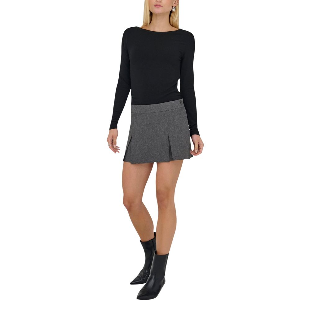Jacqueline De Yong Jdycleo Mw Skort Tlr Gray Women's Shorts