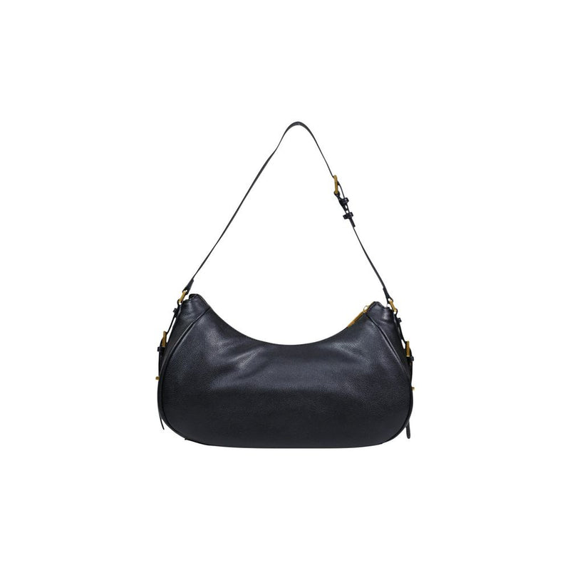 Liu Jo Black Eco-Leather Hobo Handbag - Chic & Versatile