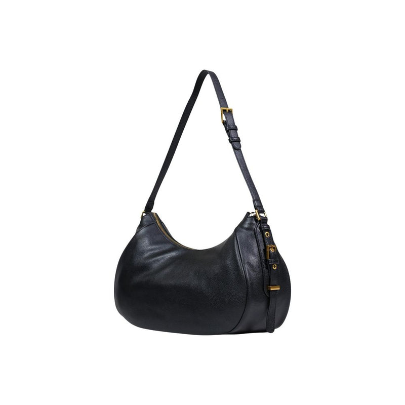 Liu Jo Black Eco-Leather Hobo Handbag - Chic & Versatile