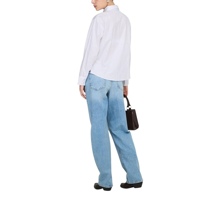 Jacqueline De Yong JDYWILLOW White Cotton Blouse for Women