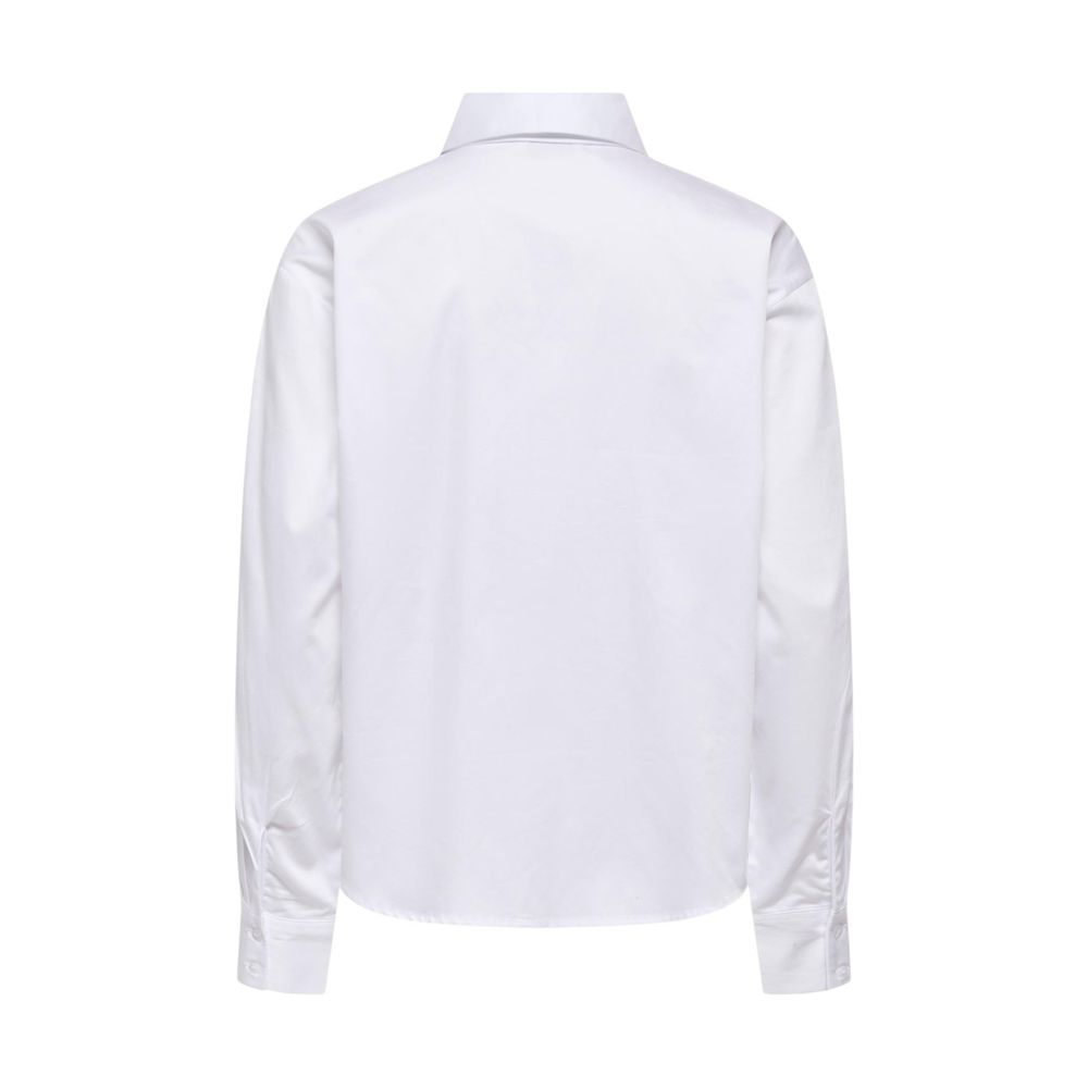 Jacqueline De Yong JDYWILLOW White Cotton Blouse for Women