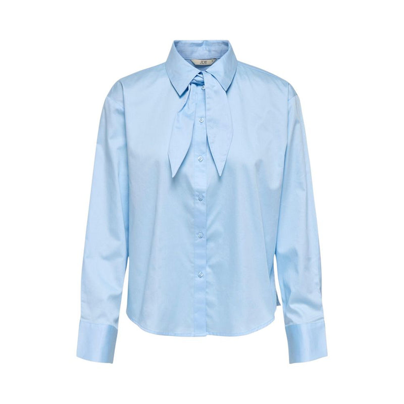 Jacqueline De Yong JDYWILLOW Blue Cotton Blouse for Women