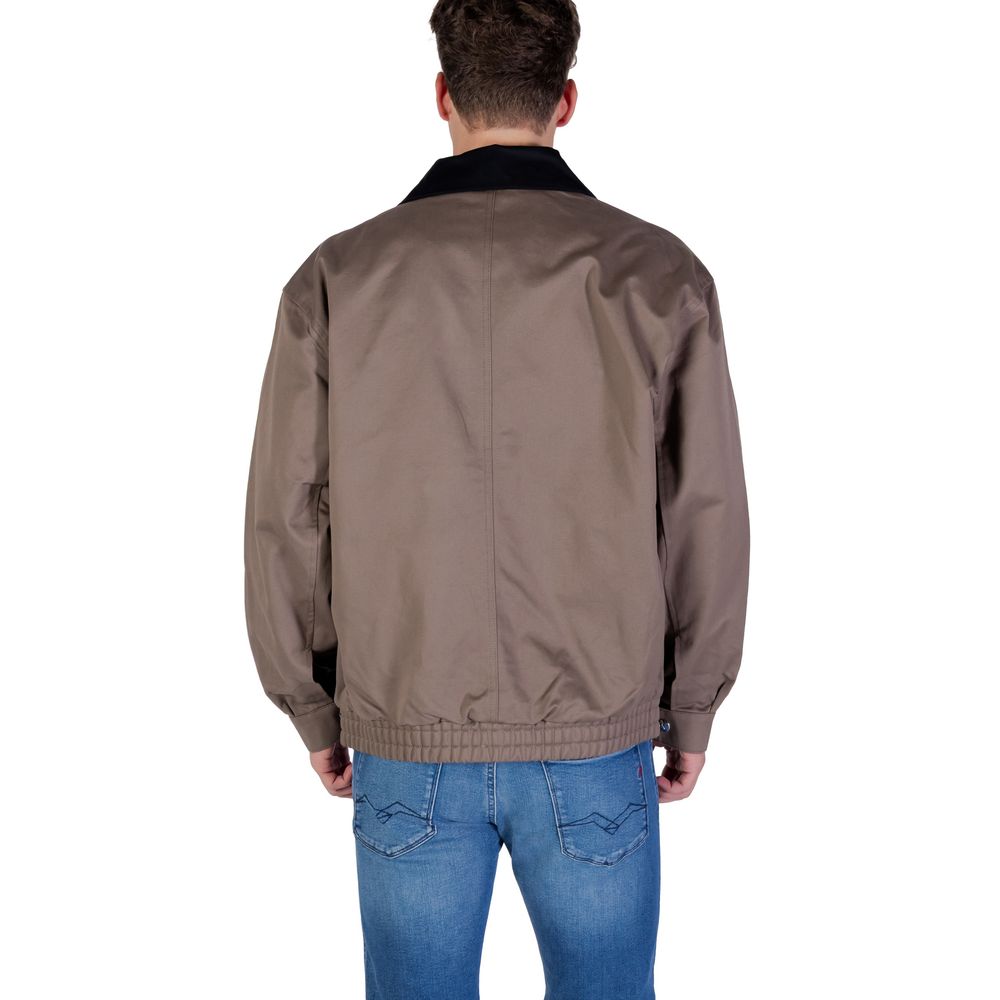 Calvin Klein Jeans Bruine Katoenen Bomber