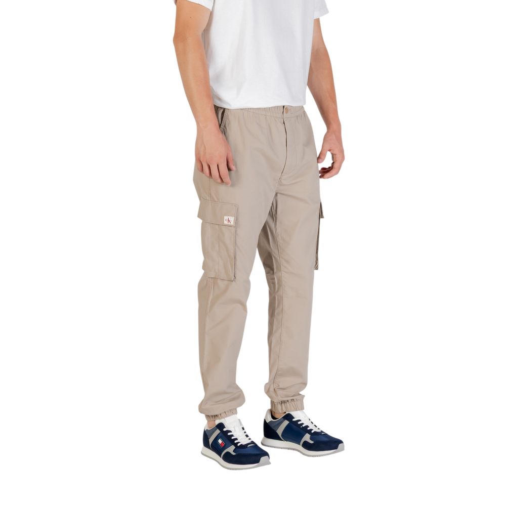 Calvin Klein Jeans SKNNY ELSTC RPSTP CR LV04RC617G Brown Cargo Pants