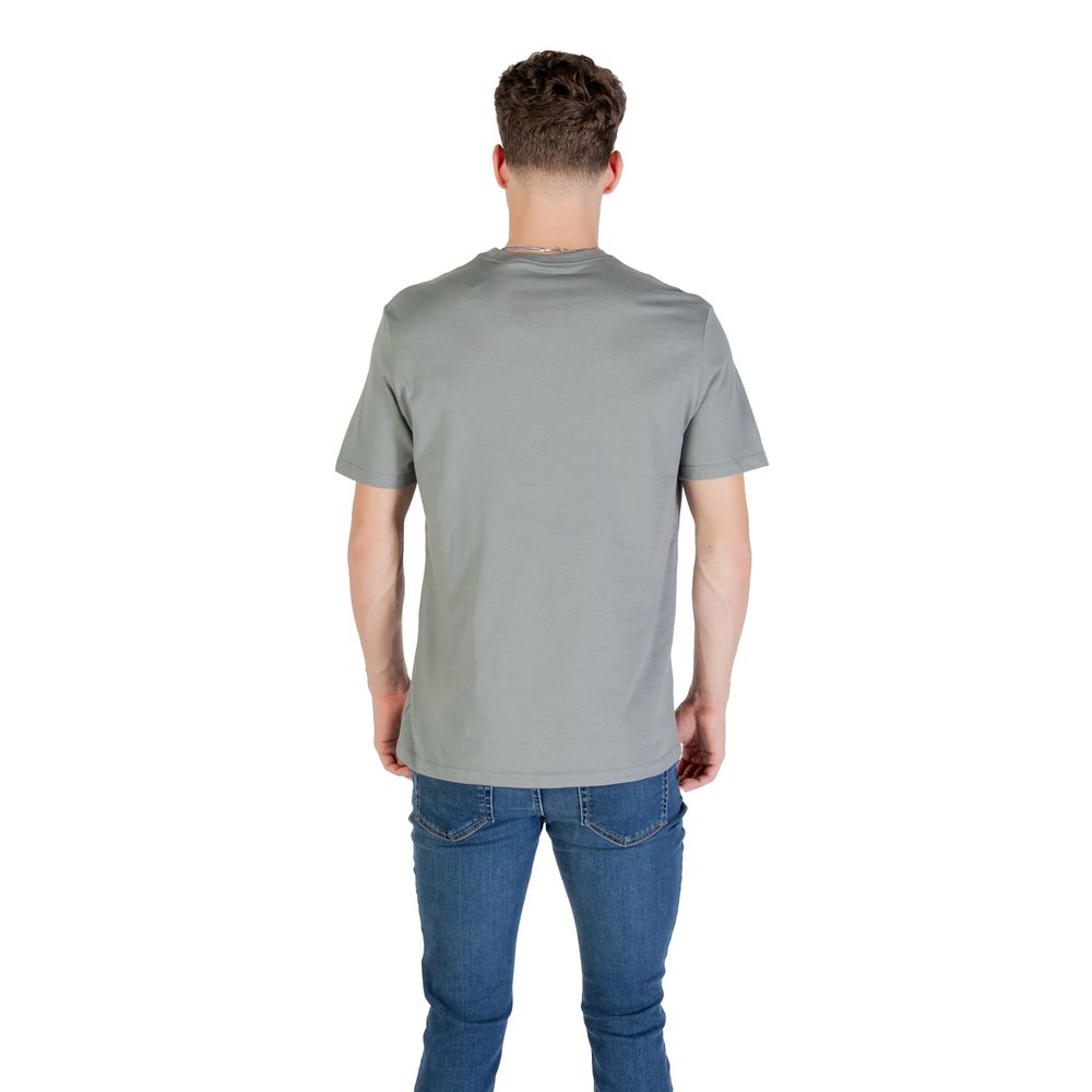 Calvin Klein Jeans Gray Cotton T-Shirt for Men