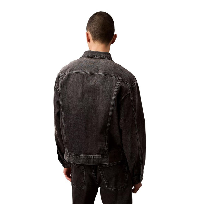 Calvin Klein Jeans Zwart Katoenen Spijkerjack
