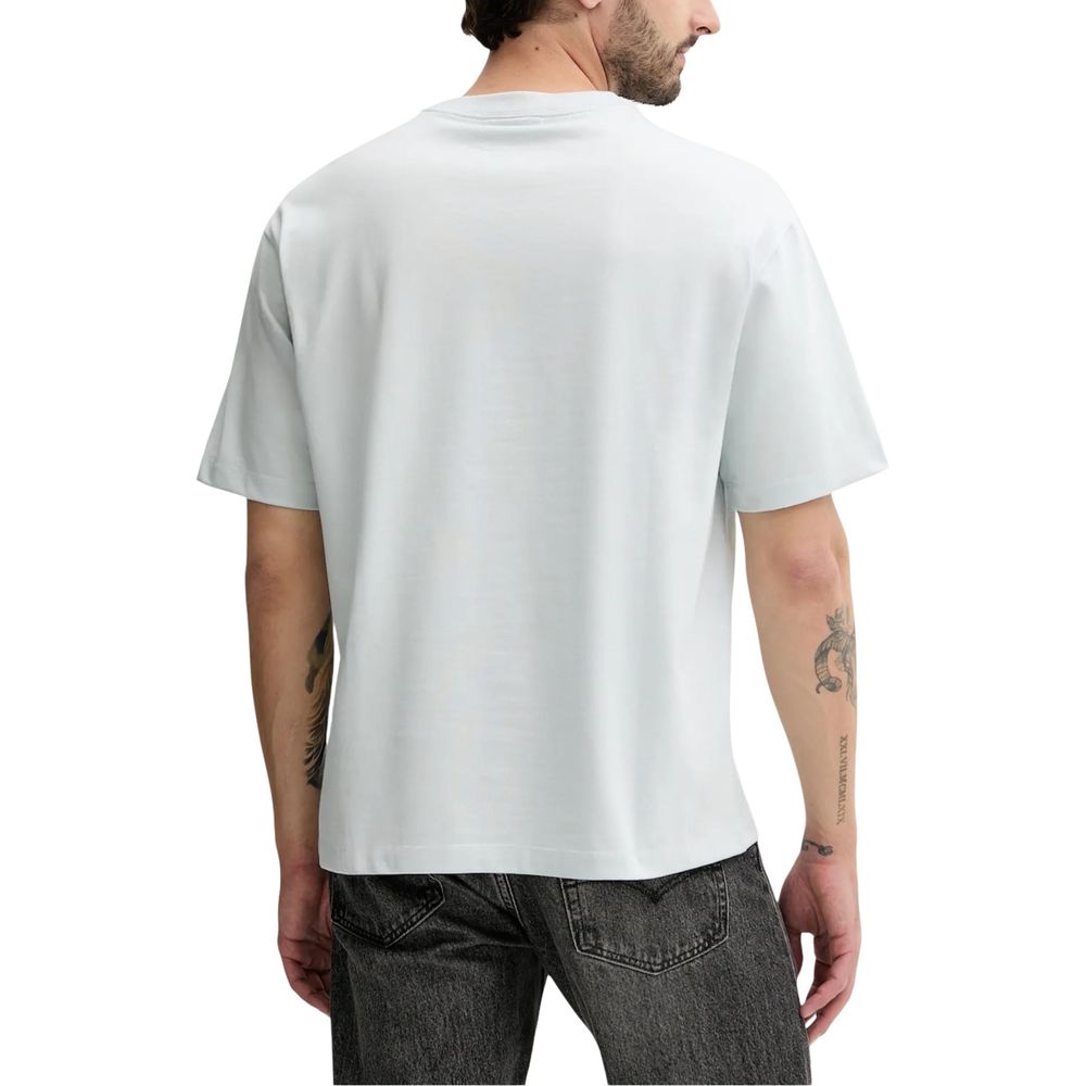 Calvin Klein Jeans Blue Cotton T-Shirt for Men