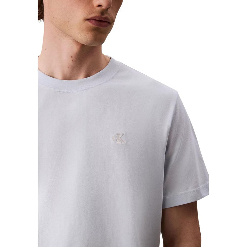 Calvin Klein Jeans Blue Cotton T-Shirt for Men