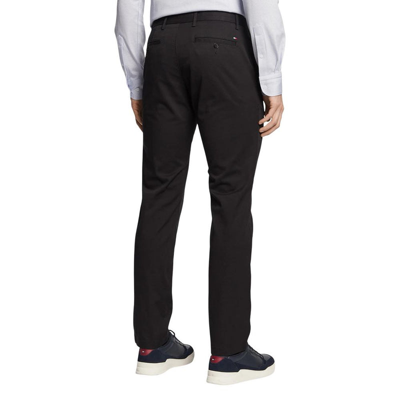 Tommy Hilfiger Zwarte Casual Broek Van Gerecycled Katoen