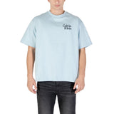Calvin Klein Jeans Blue Cotton T-Shirt for Men