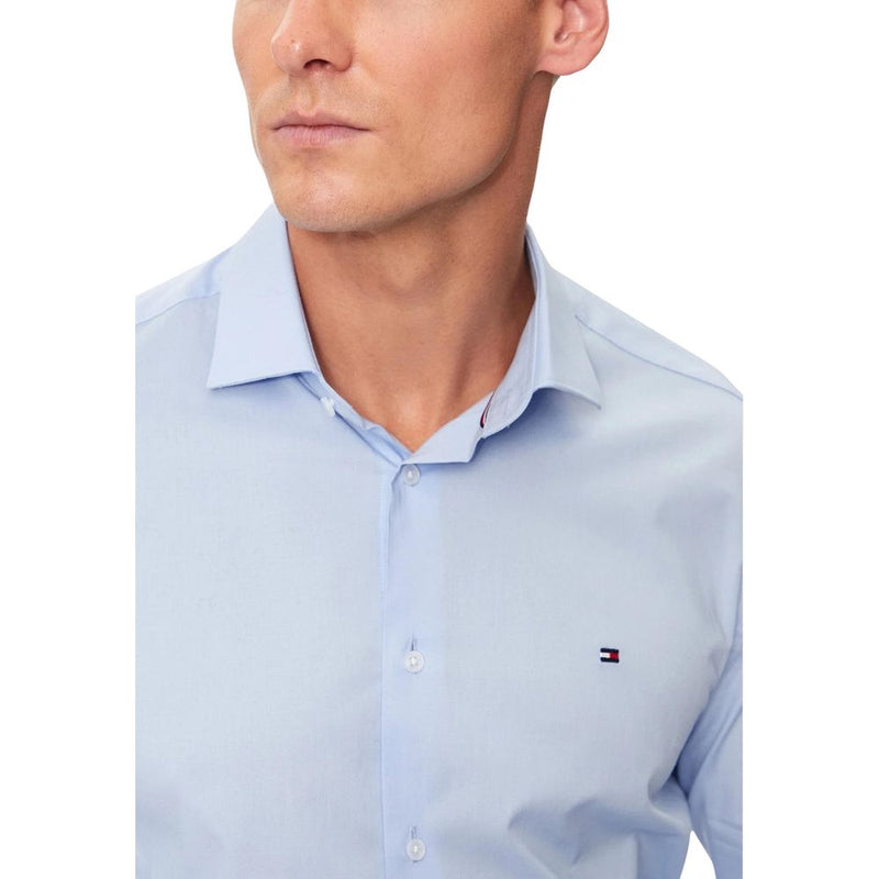 Tommy Hilfiger Blauw Overhemd van Biologisch Katoen