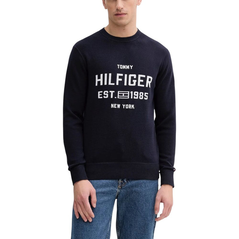 Tommy Hilfiger Blauw Biologisch Katoenen Sweatshirt